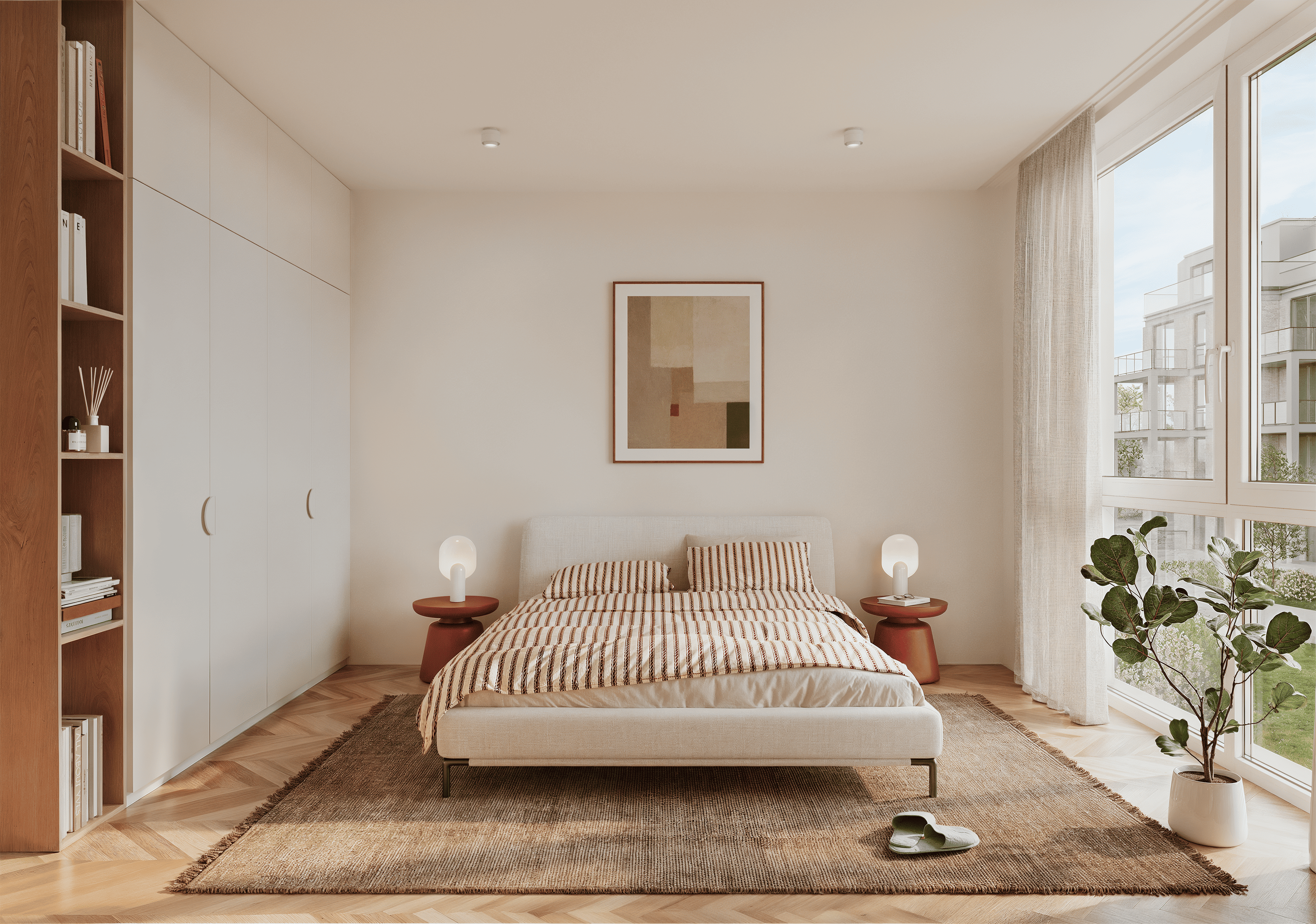Render slaapkamer